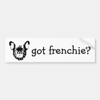 Adesivo Para Carro bumpersticker obtido do frenchie