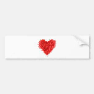 Adesivo Para Carro BumperStickers RedHeartBoa