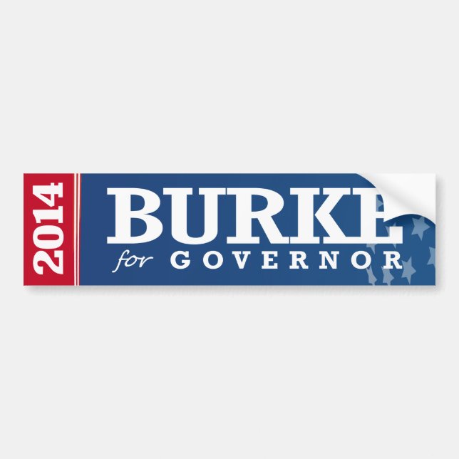 ADESIVO PARA CARRO BURKE PARA O GOVERNADOR 2014 (Frente)