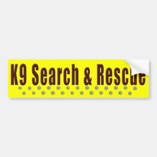 Adesivo Para Carro Busca K9 & salvamento