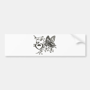 Adesivo Para Carro Butterfly_Notes