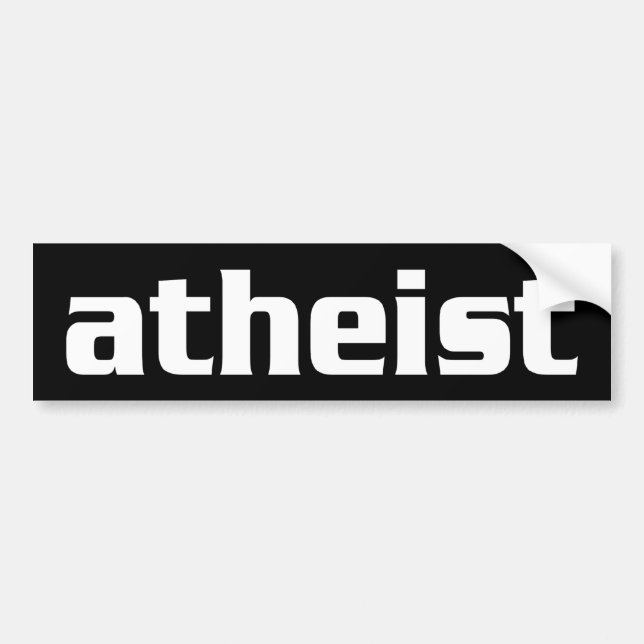 Adesivo Para Carro BW_atheist1 (Frente)