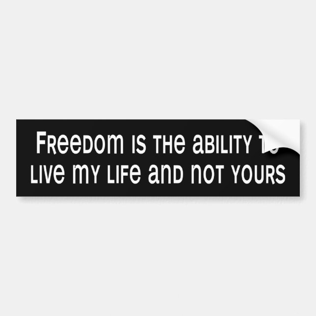 Adesivo Para Carro BW_freedom (Frente)