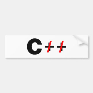 Adesivo Para Carro C, não C++