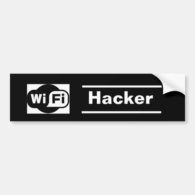 Adesivo Para Carro Cabouqueiro de WIFI (Frente)