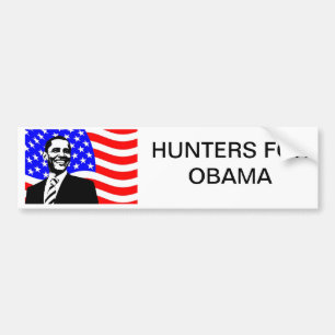 ADESIVO PARA CARRO CAÇADORES PARA OBAMA