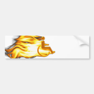 Adesivo Para Carro Cadeira flamejante