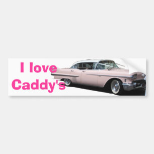 Adesivo Para Carro Cadillac, eu amo o transportador
