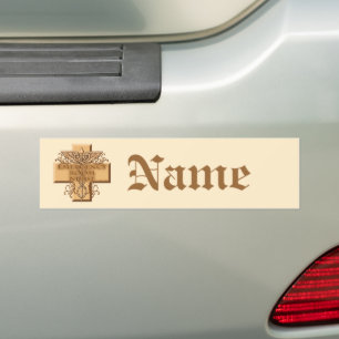 Adesivo Para Carro Caduceus Cross Custom ER Nurse Bumper Sticker