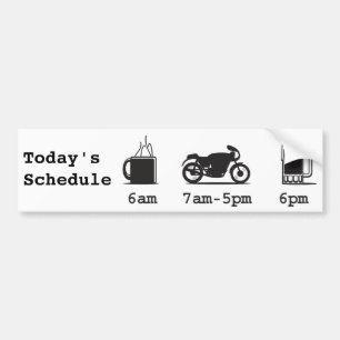 Adesivo Para Carro Café, 2wheels, & cerveja - programação de hoje