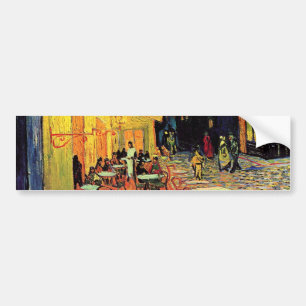 Adesivo Para Carro Café Terrace à noite por Vincent van Gogh