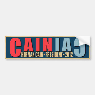 Adesivo Para Carro CAINiac para Herman Cain
