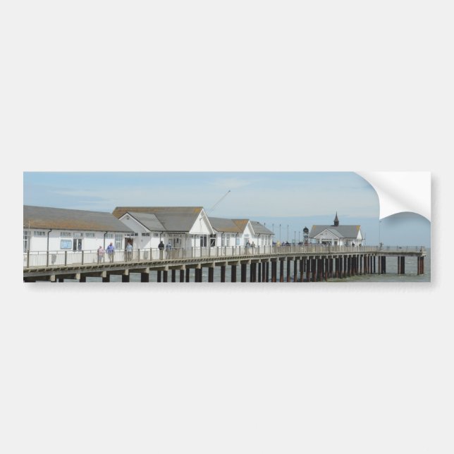 Adesivo Para Carro Cais de Southwold Suffolk (Frente)