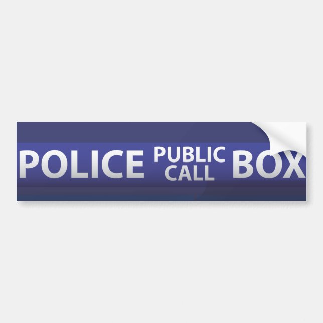 Adesivo Para Carro Caixa de Polícia (Frente)