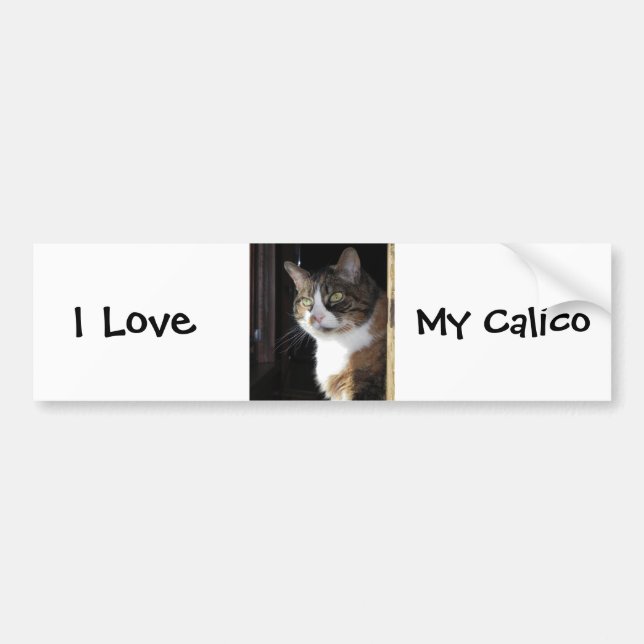 Adesivo Para Carro Calico Cat (Frente)