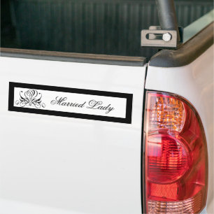 Adesivo Para Carro Calligraphy Black Rose Wedding