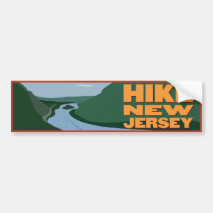 Adesivo Para Carro Caminhada New-jersey - etiqueta