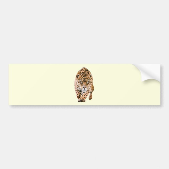 Adesivo Para Carro Caminhando Olhos de Jaguar (Frente)