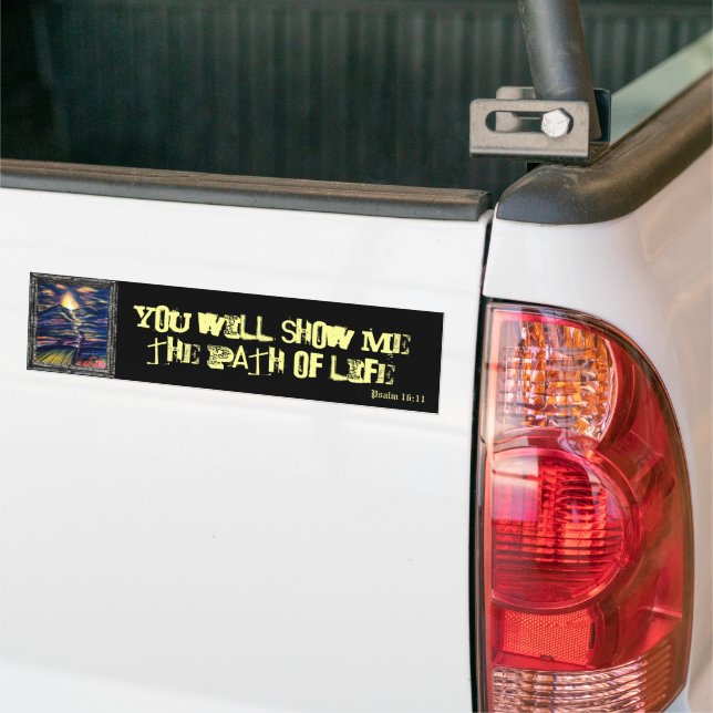 Adesivo Para Carro Caminho da vida (No caminhão)
