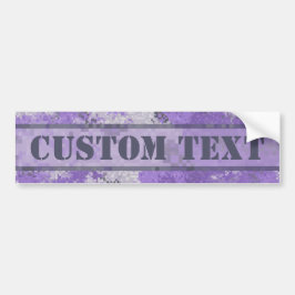 Adesivo Para Carro Camo Digi Roxo com texto personalizado