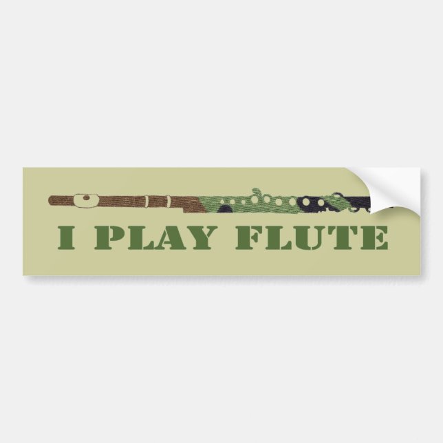 Adesivo Para Carro Camouflage Flute (Frente)
