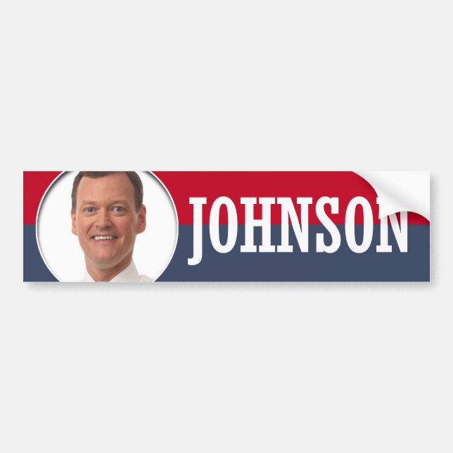 ADESIVO PARA CARRO CAMPANHA DE JEFF JOHNSON (Frente)