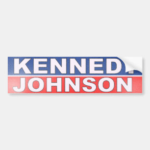 Adesivo Para Carro Campanha de Kennedy Johnson