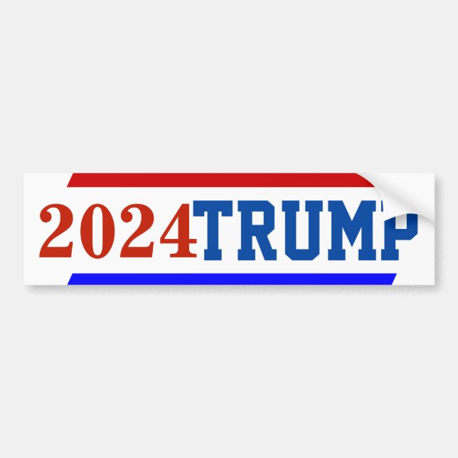 Adesivo Para Carro Campanha eleitoral de 2024 Presidente TRUMP (Frente)