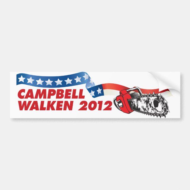 Adesivo Para Carro Campbell/Walken 2012 (Frente)
