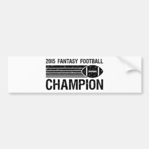 Adesivo Para Carro Campeão 2015 do futebol da fantasia 1