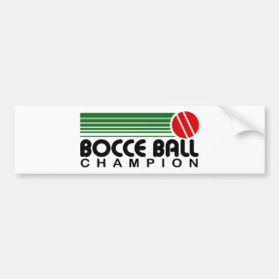 Adesivo Para Carro Campeão da bola de Bocce