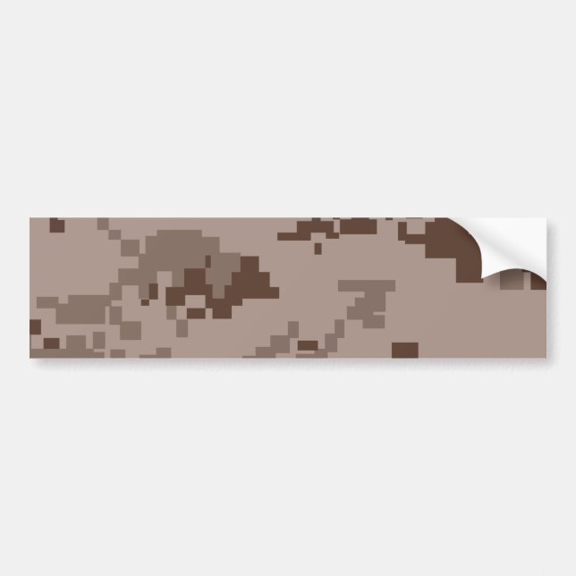 Adesivo Para Carro Camuflagem do Deserto Marpat da Companhia Marítima (Frente)
