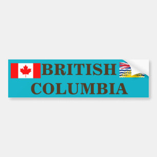 Adesivo Para Carro Canadá - autocolante no vidro traseiro do Columbi