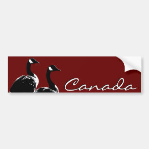 Adesivo Para Carro Canadá Bumper Sticker Canada Geese Stickers