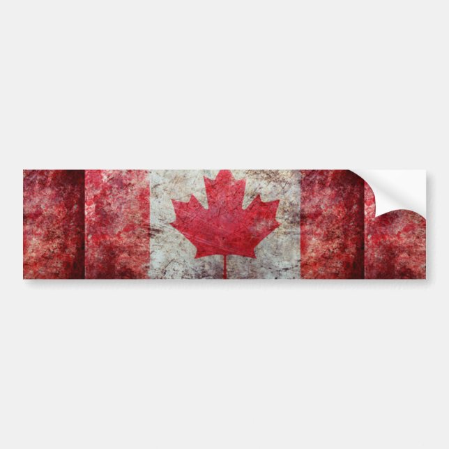 ADESIVO PARA CARRO CANADA FLAG (Frente)
