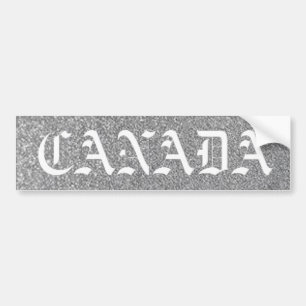 Adesivo Para Carro canadá prata