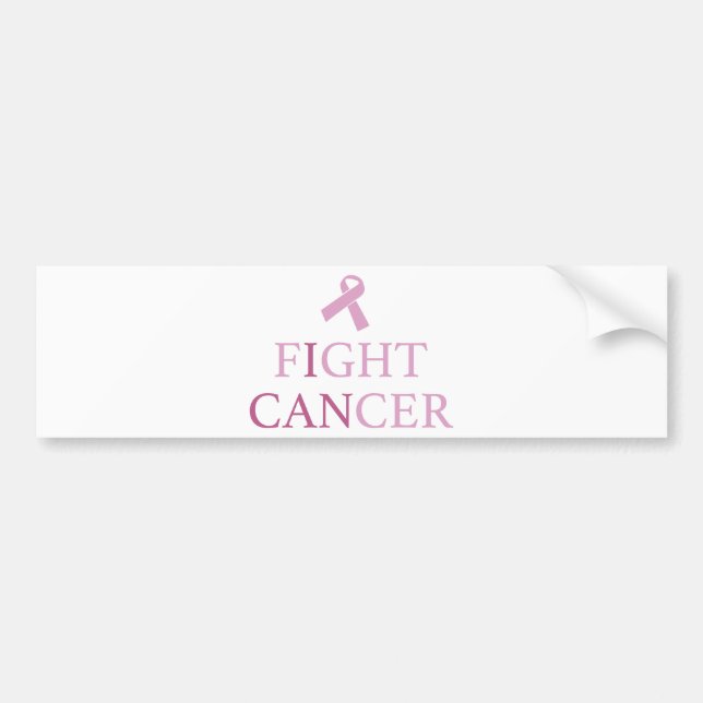 Adesivo Para Carro Cancer da luta (Frente)
