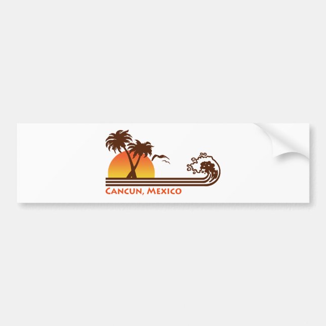Adesivo Para Carro Cancun México (Frente)