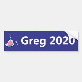 Adesivo Para Carro Candidato presidencial de Greg 2020