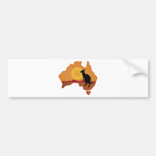 Adesivo Para Carro Canguru de Austrália