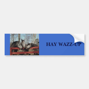 Adesivo Para Carro Canto da bisbolhetice, FENO WAZZ-UP