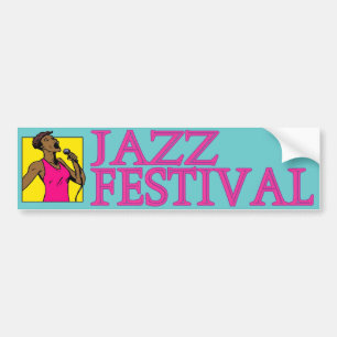 Adesivo Para Carro Cantor do Festival Jazz