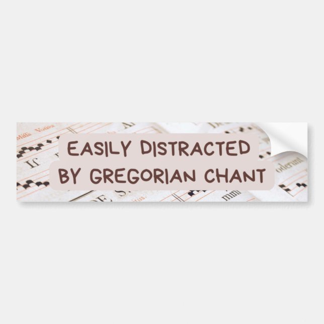 Adesivo Para Carro Cantor Gregoriano de Massa Latina Cogoleira (Frente)