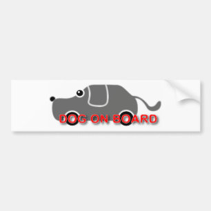 ADESIVO PARA CARRO CÃO A BORDO DE 1