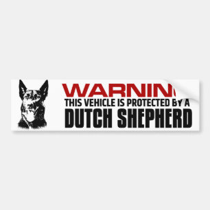 Adesivo Para Carro Cão de pastor holandês - Dutchie
