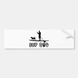 Adesivo Para Carro Cão do SUP (gajo)