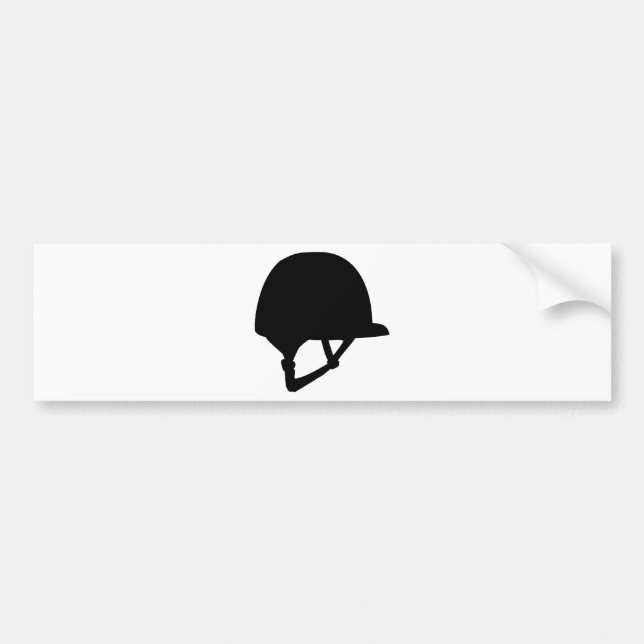Adesivo Para Carro capacete da equitação (Frente)