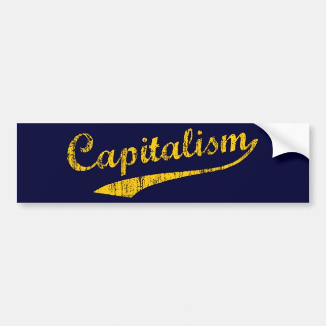 Adesivo Para Carro Capitalismo (Frente)