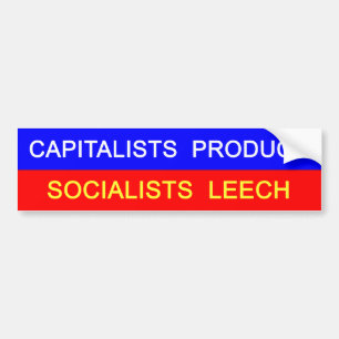 Adesivo Para Carro Capitalistas contra socialistas