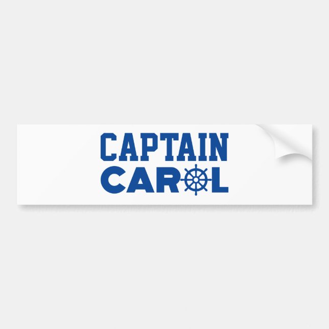 Adesivo Para Carro Capitão Carol (Frente)